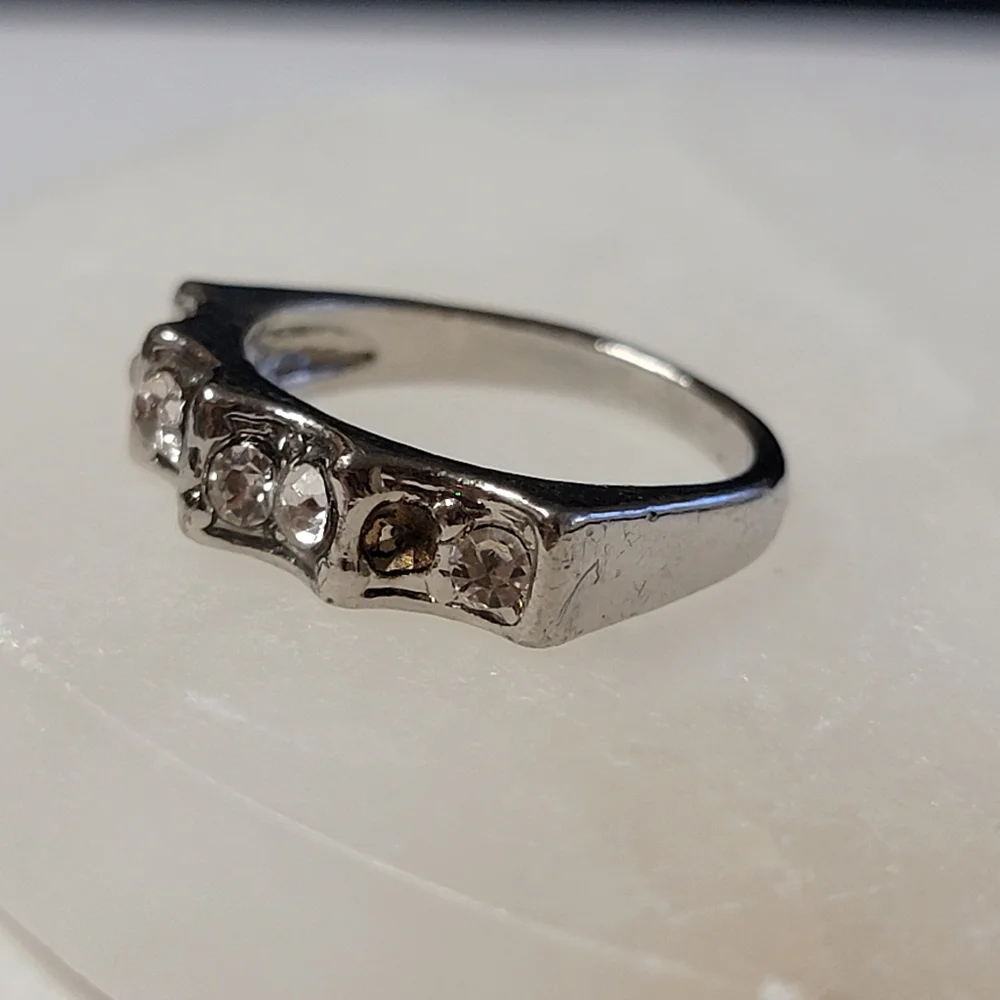 Fashion Rings Faux Bridal Set